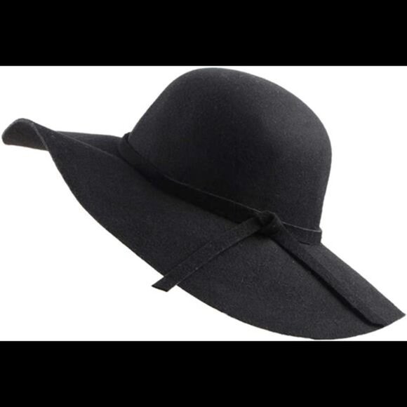 Women\'s Foldable Wide Brim Retro Fedora Floppy Felt Bowler Hat main image 5